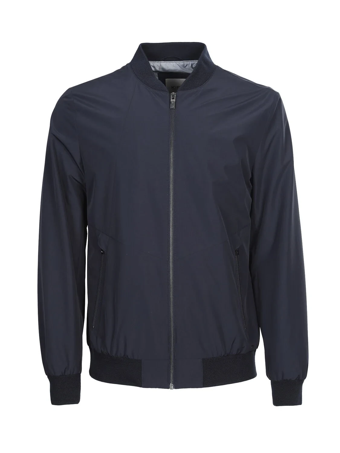 Navy Blue Weaving Coat - 6
