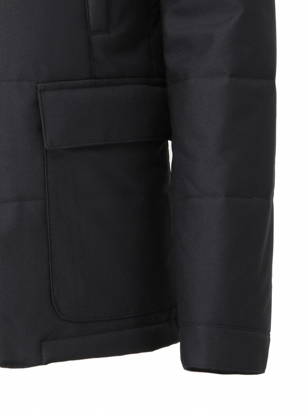 Navy Blue Weaving Coat - 2