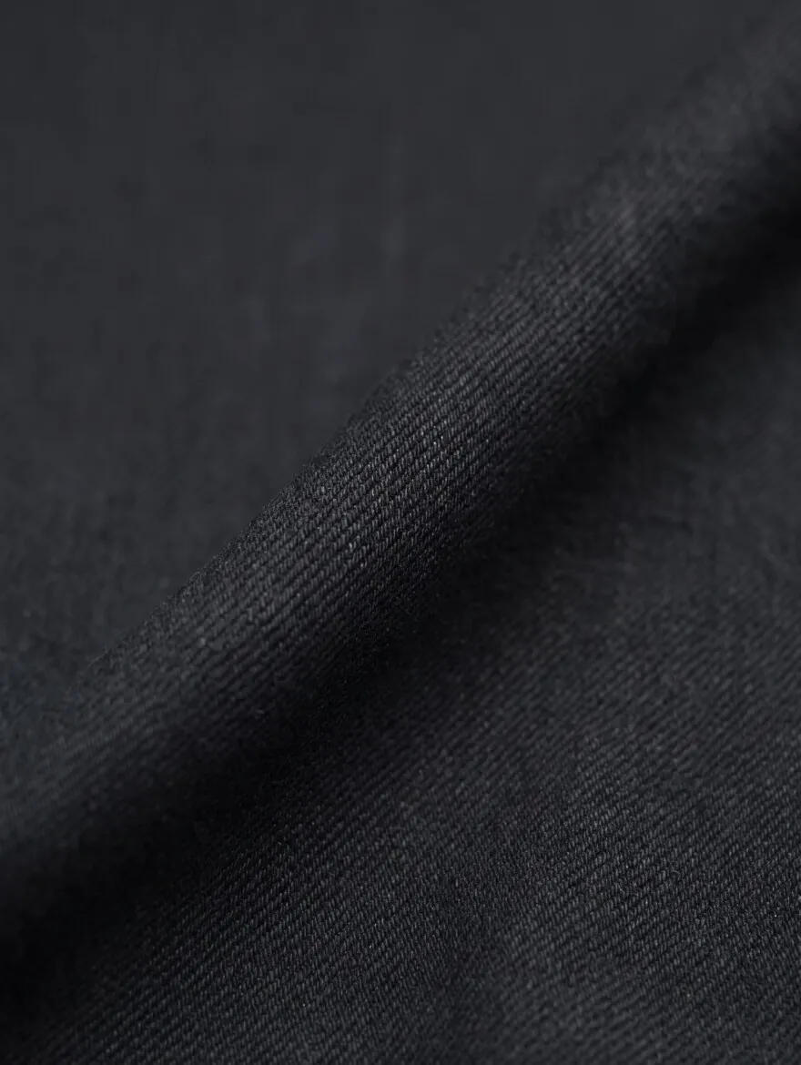Navy Blue Weaving Slim Fit Sport Cotton Blended Trousers - 10