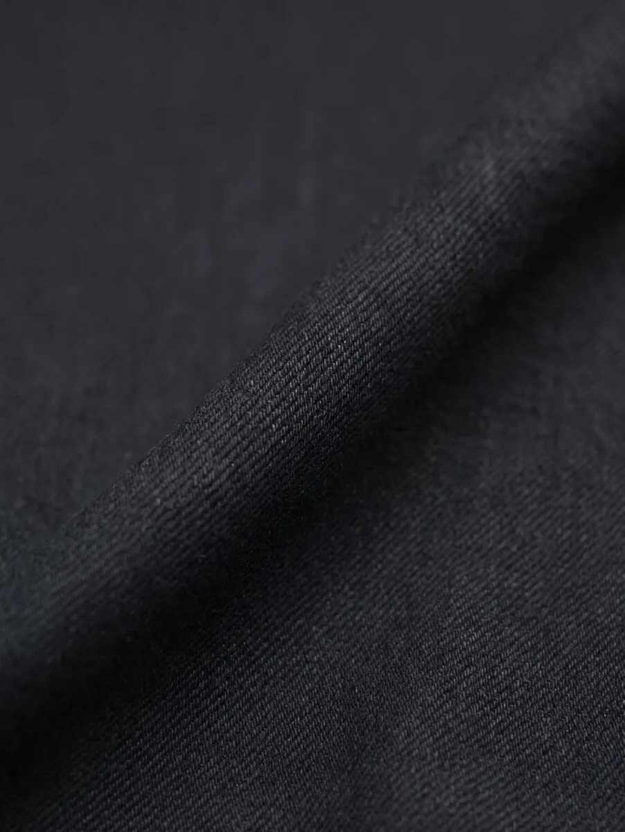 Navy Blue Weaving Slim Fit Sport Cotton Blended Trousers - 10