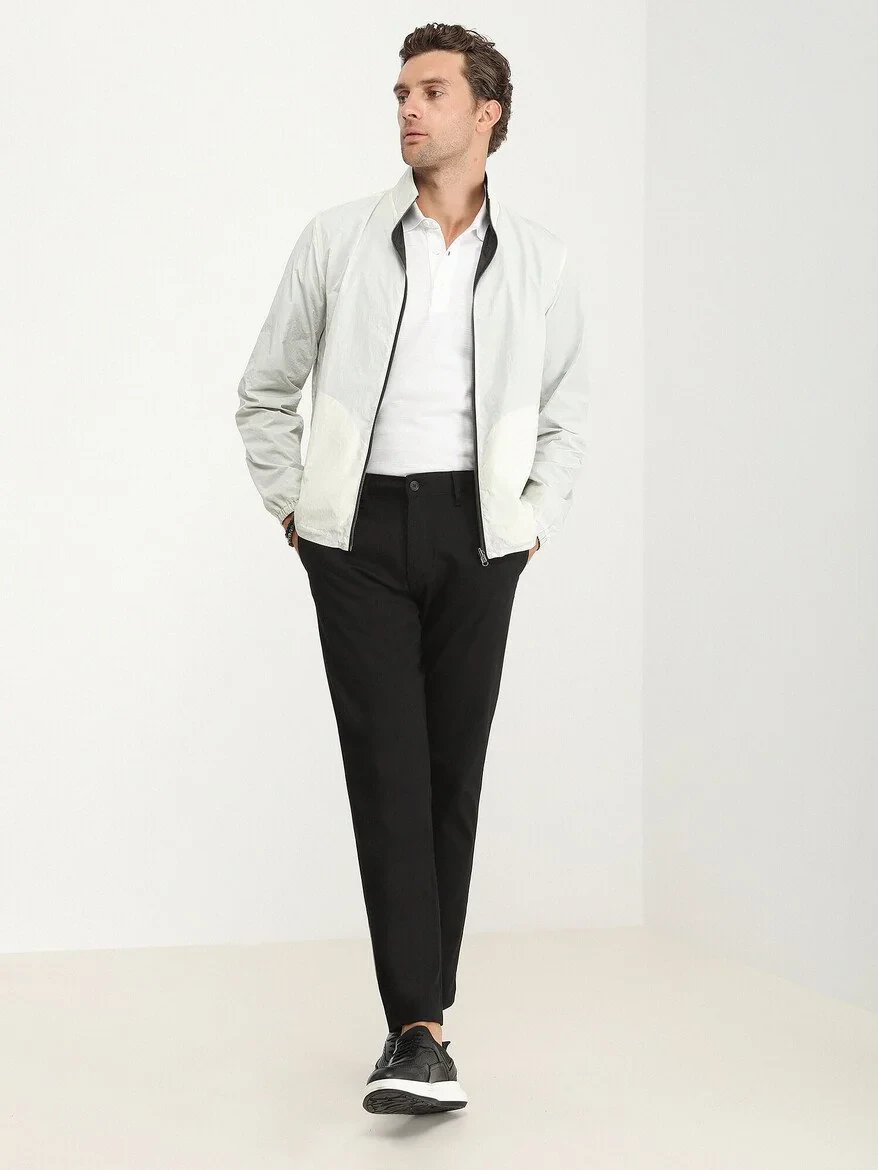 Off White Double-Sided Weaving Coat - 2