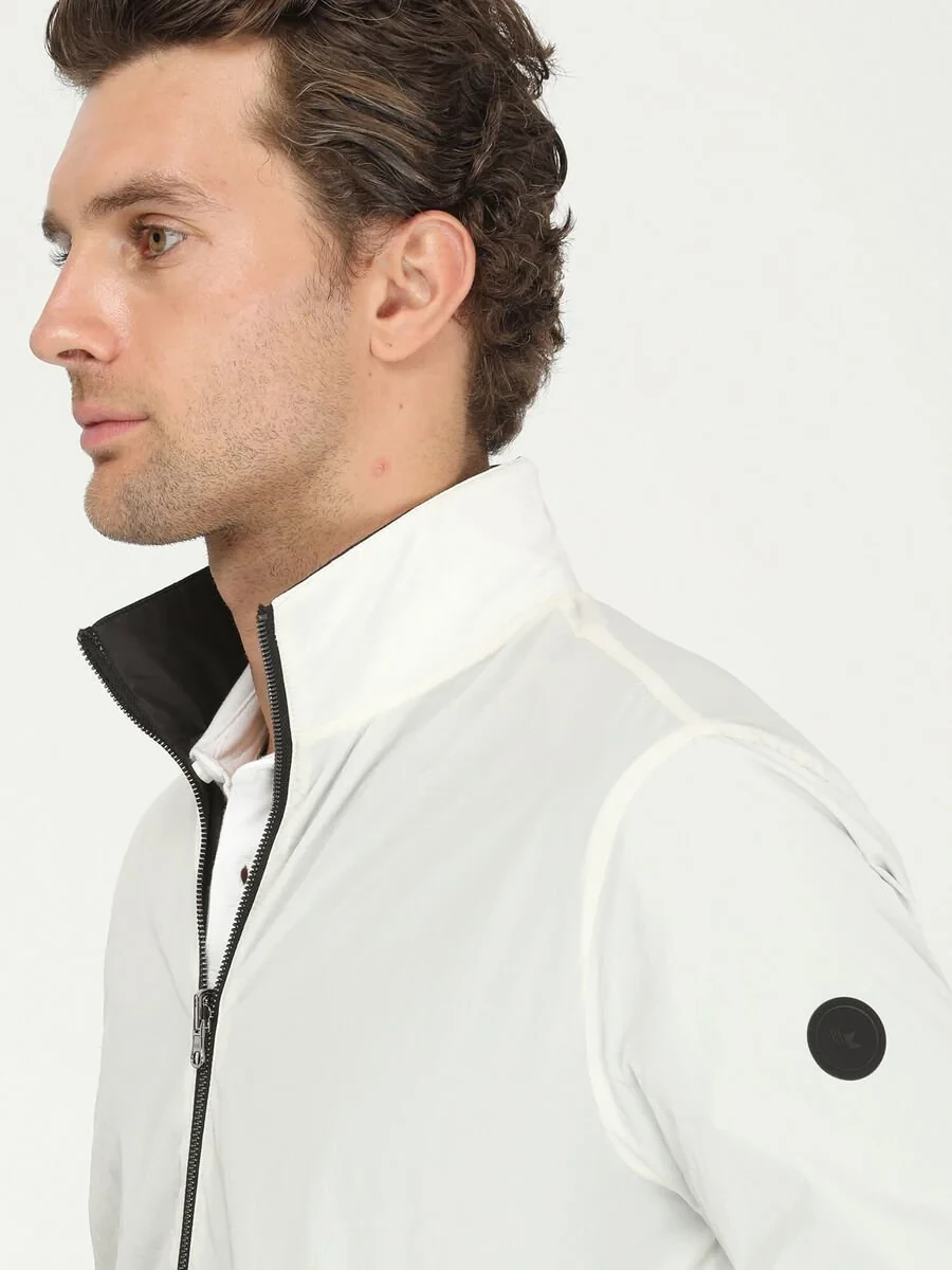 Off White Double-Sided Weaving Coat - 8