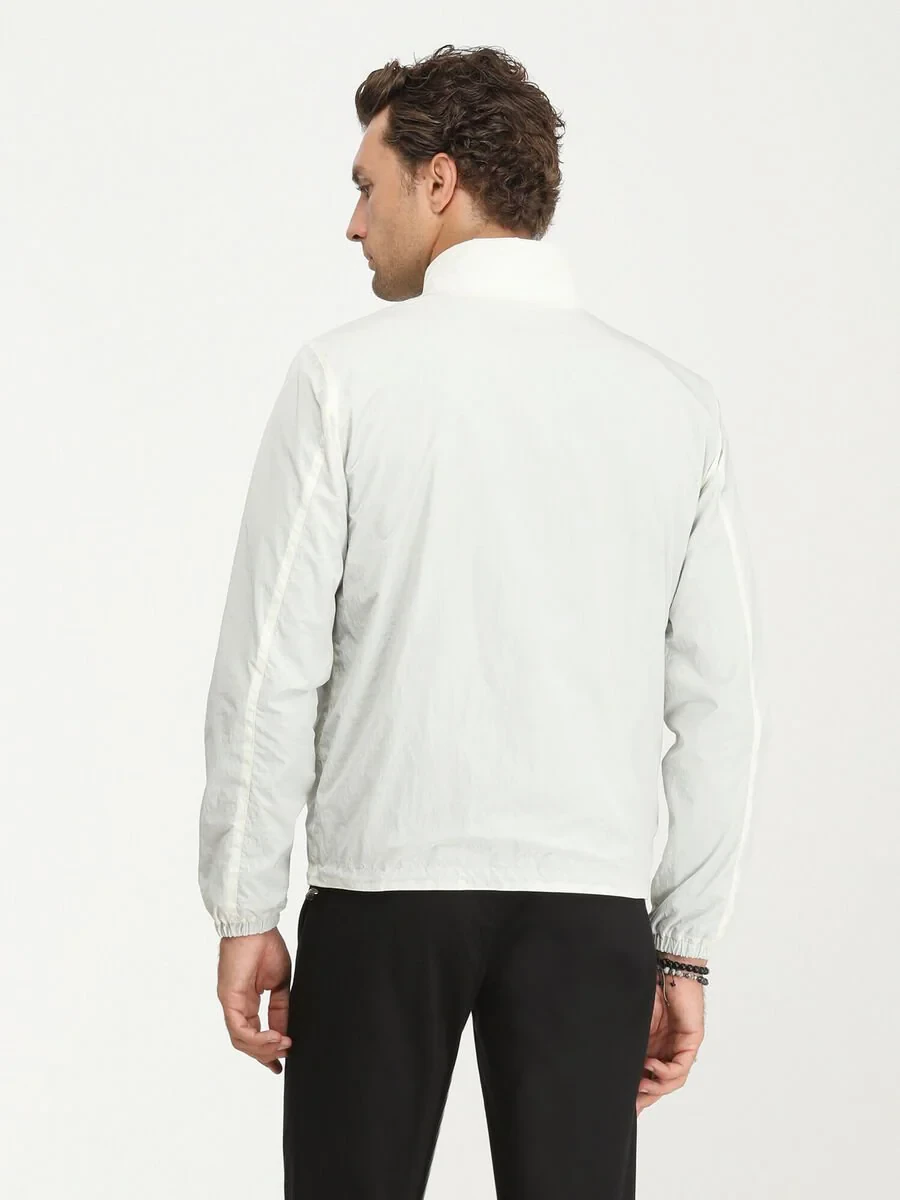 Off White Double-Sided Weaving Coat - 10