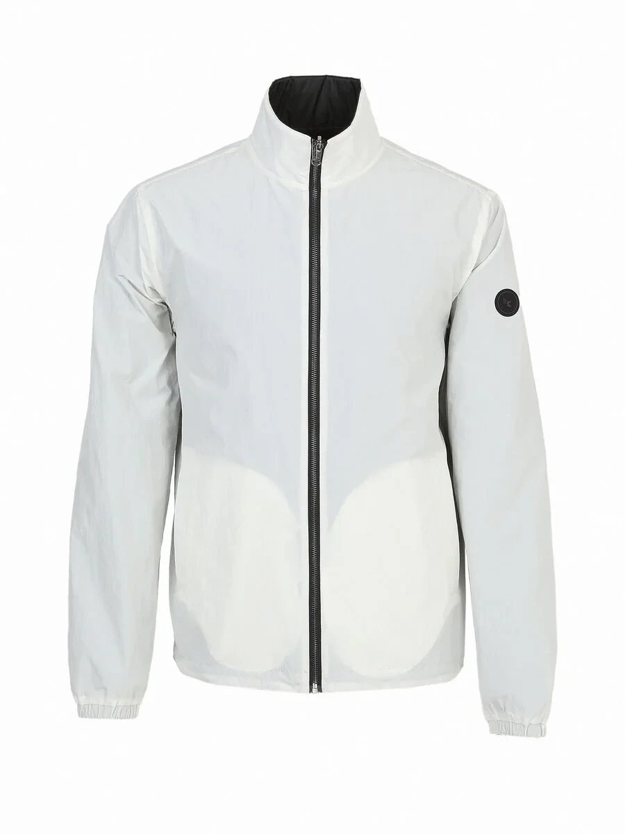 Off White Double-Sided Weaving Coat - 11