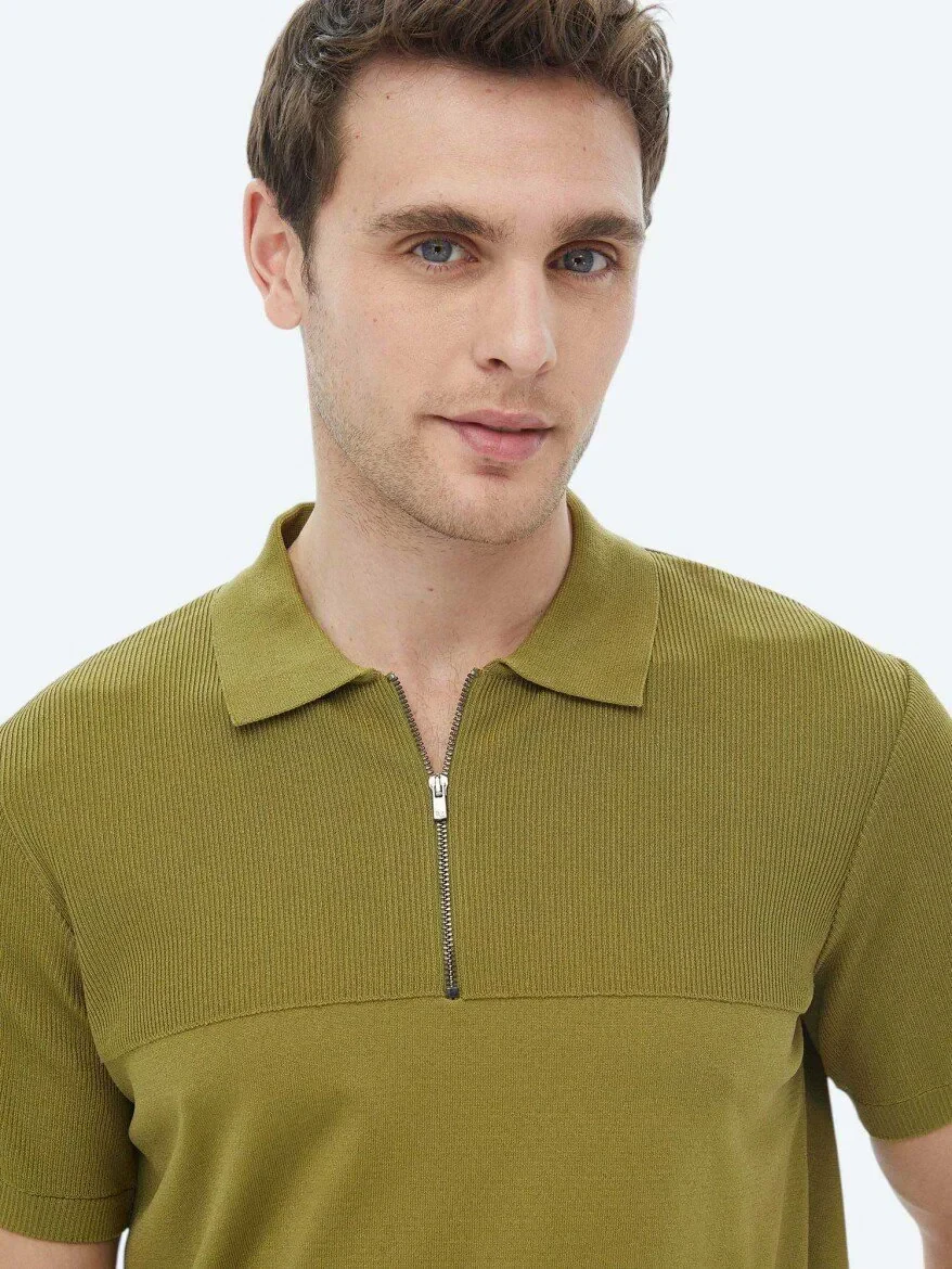 Oil Green Knitwear 