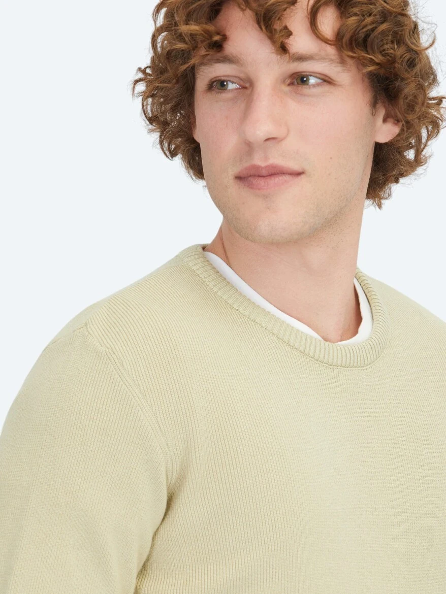 Oil Green Knitwear Sweatshirt 