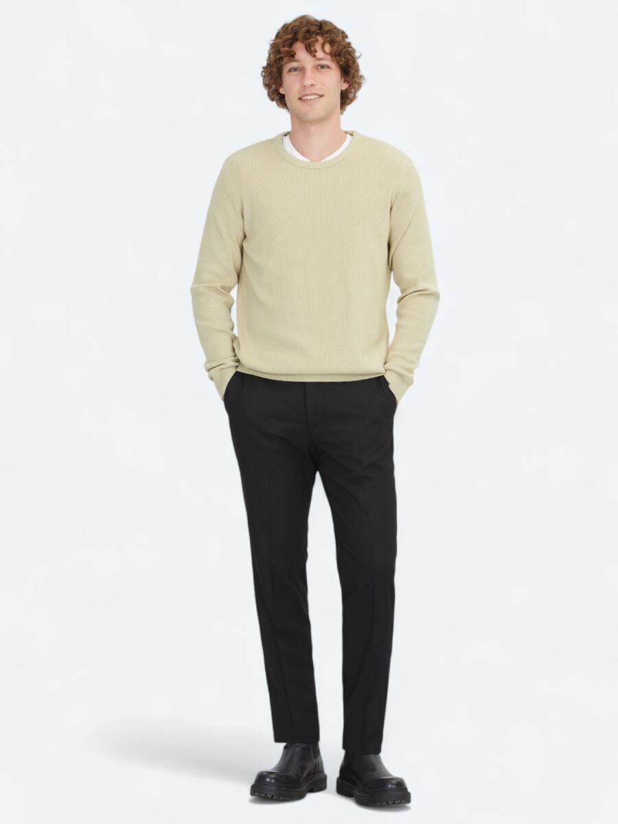 Oil Green Knitwear Sweatshirt - 2
