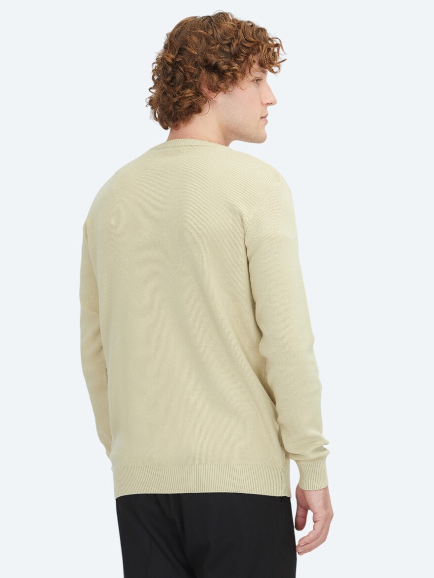 Oil Green Knitwear Sweatshirt - 5