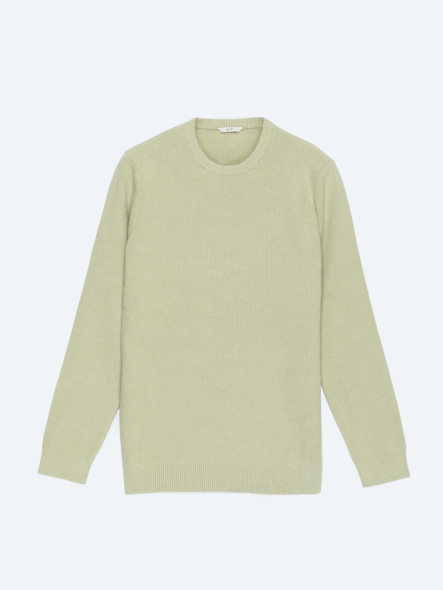 Oil Green Knitwear Sweatshirt - 6