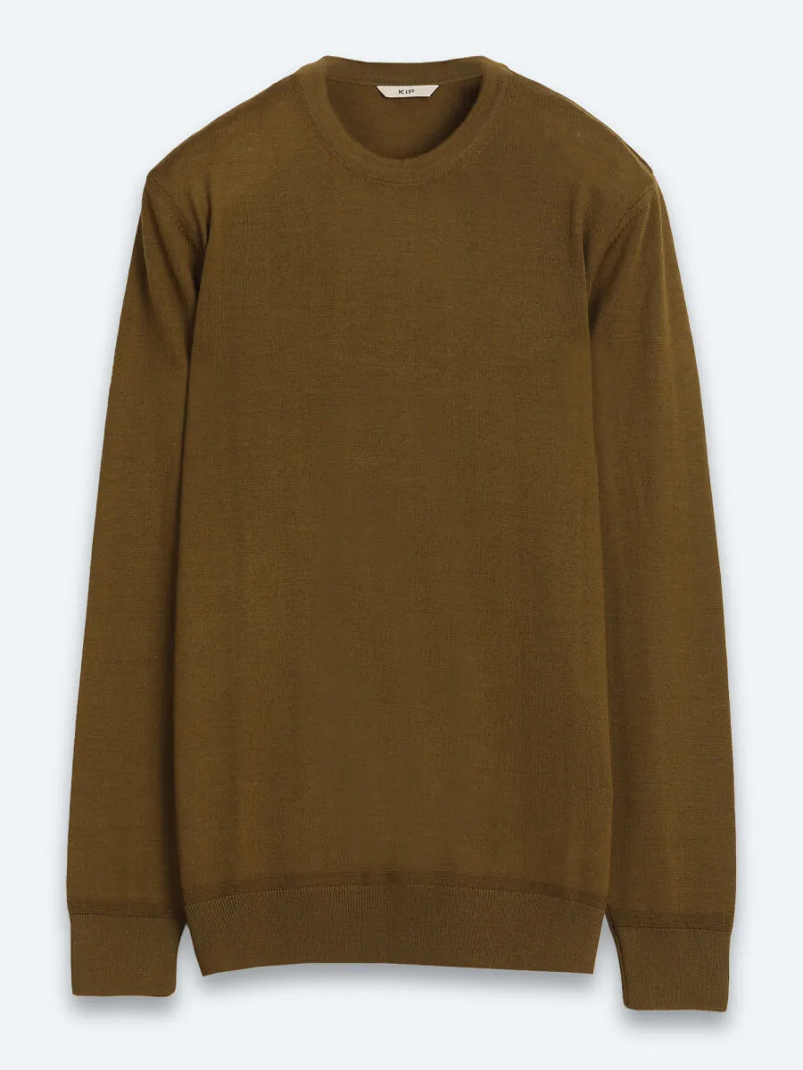 Oil Green Knitwear Sweatshirt - 7