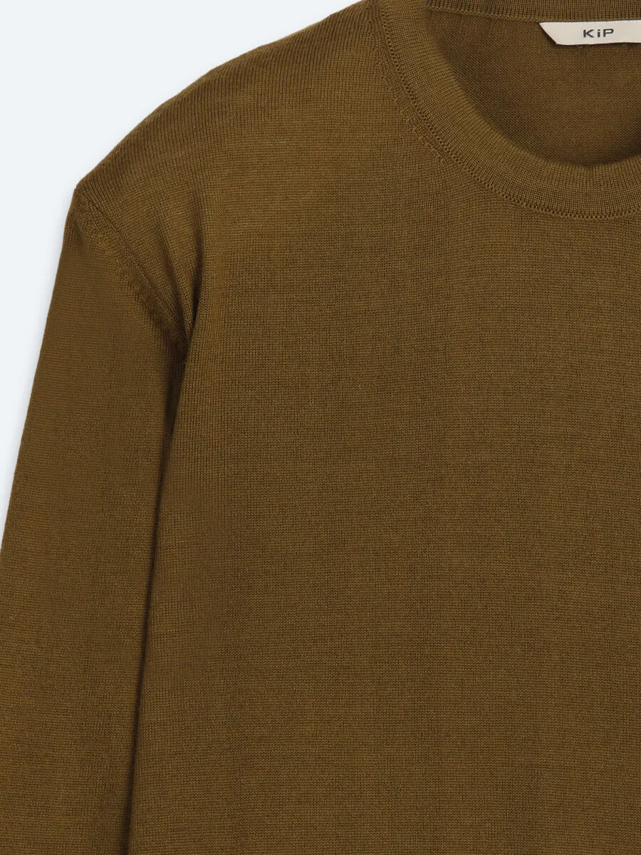 Oil Green Knitwear Sweatshirt - 9