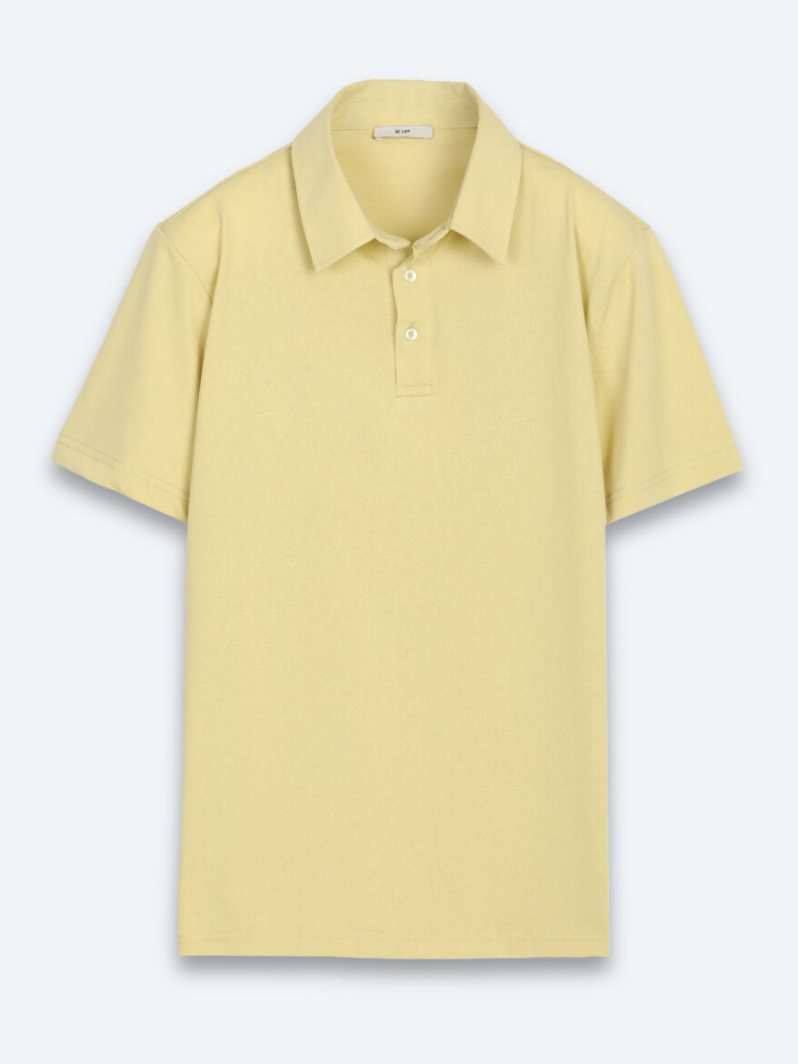 Oil Green Plain Cotton Blended T-Shirt - 6