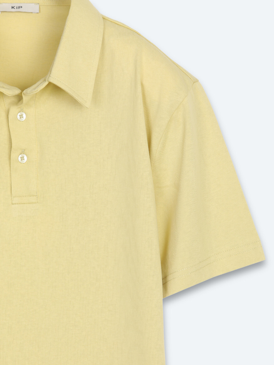Oil Green Plain Cotton Blended T-Shirt - 7