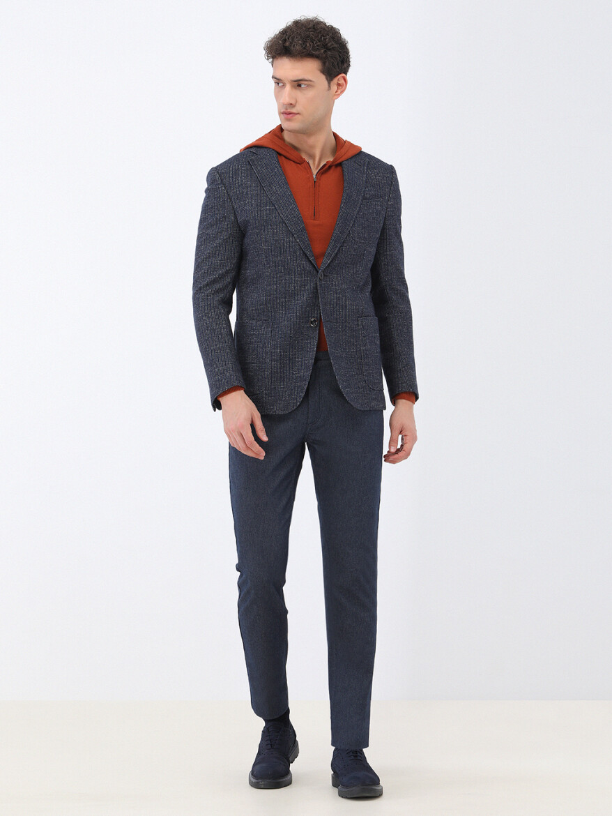 Orange Knitwear Sweatshirt - 3