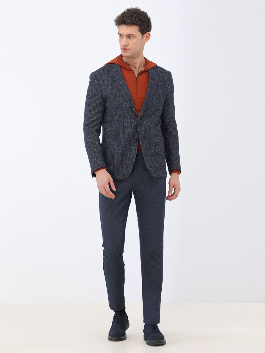 Orange Knitwear Sweatshirt - 3