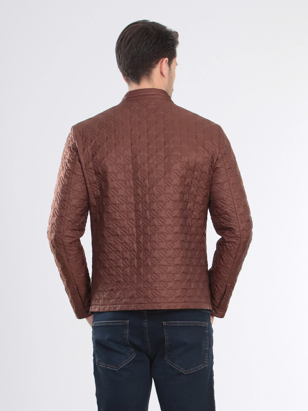Orange Weaving Coat - 5