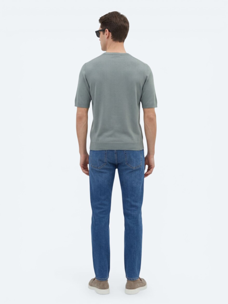 Petrol Blue Knitwear - 6