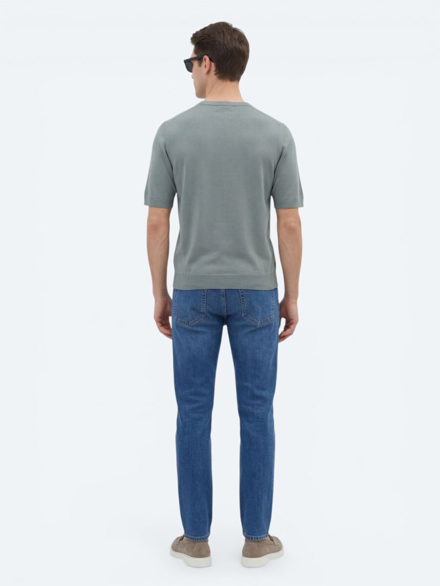 Petrol Blue Knitwear - 6