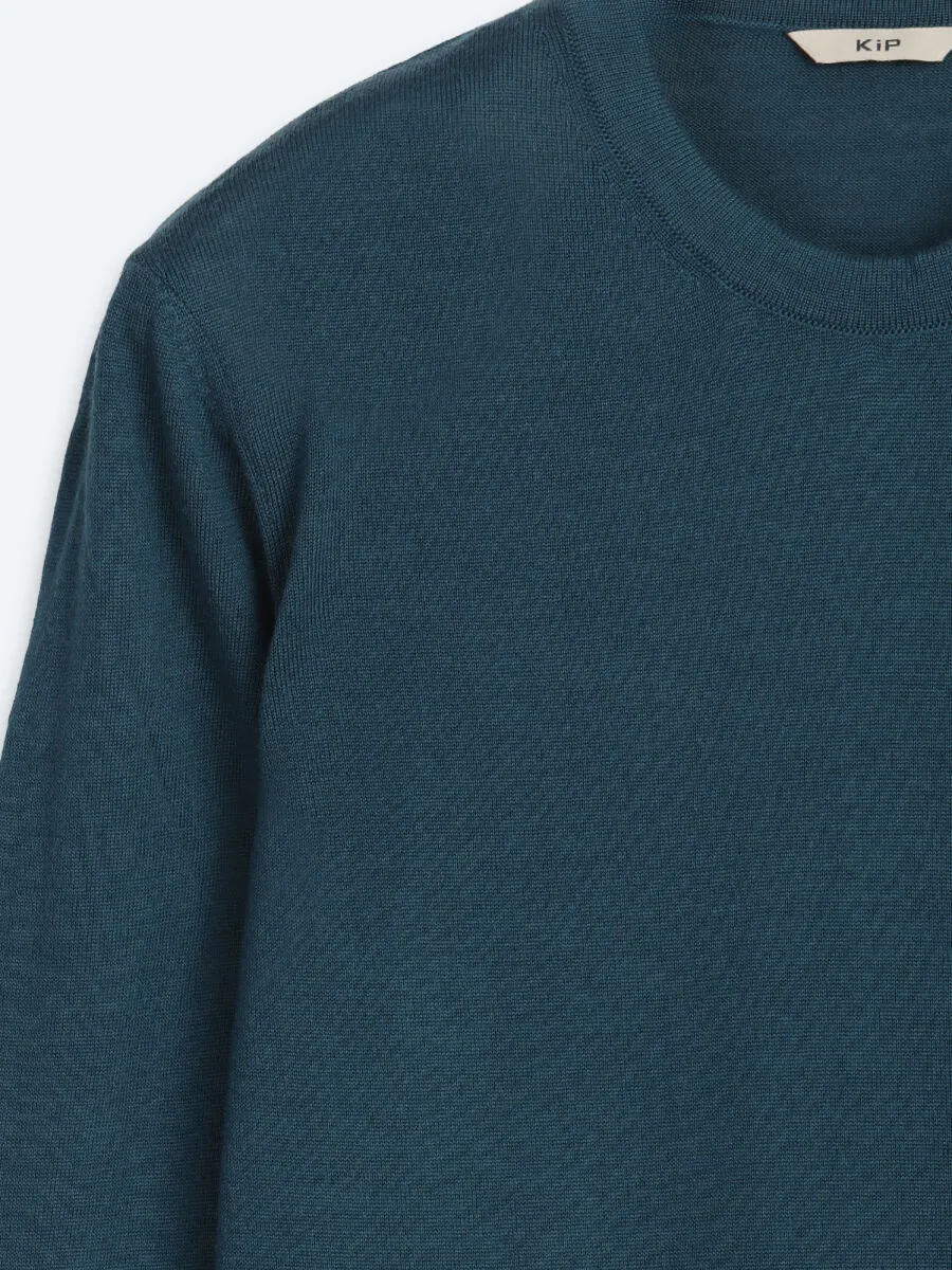 Petrol Blue Knitwear Sweatshirt - 8