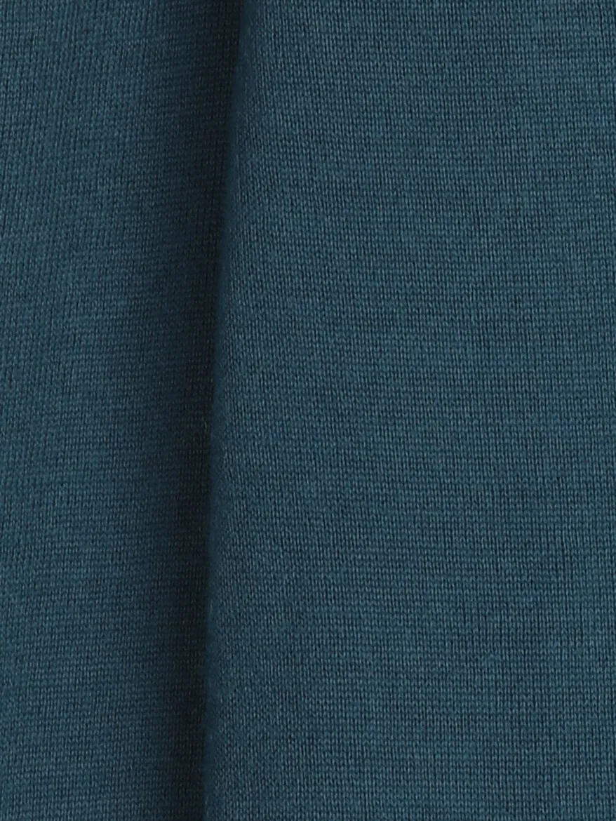 Petrol Blue Knitwear Sweatshirt - 12
