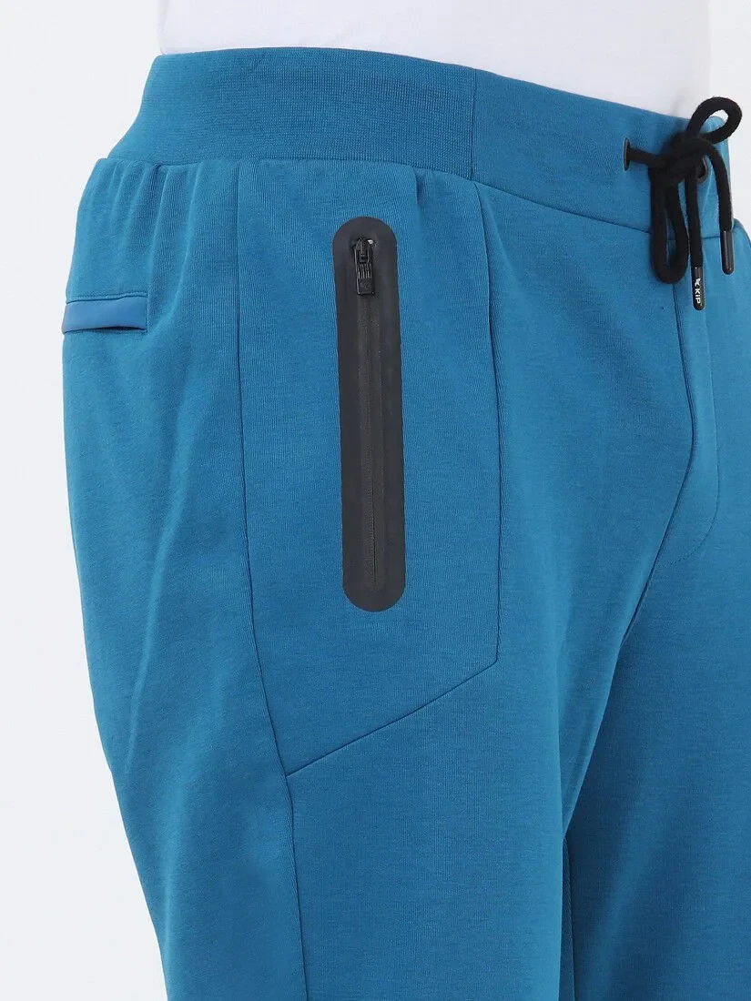Petrol Blue Sweat Pants - 4
