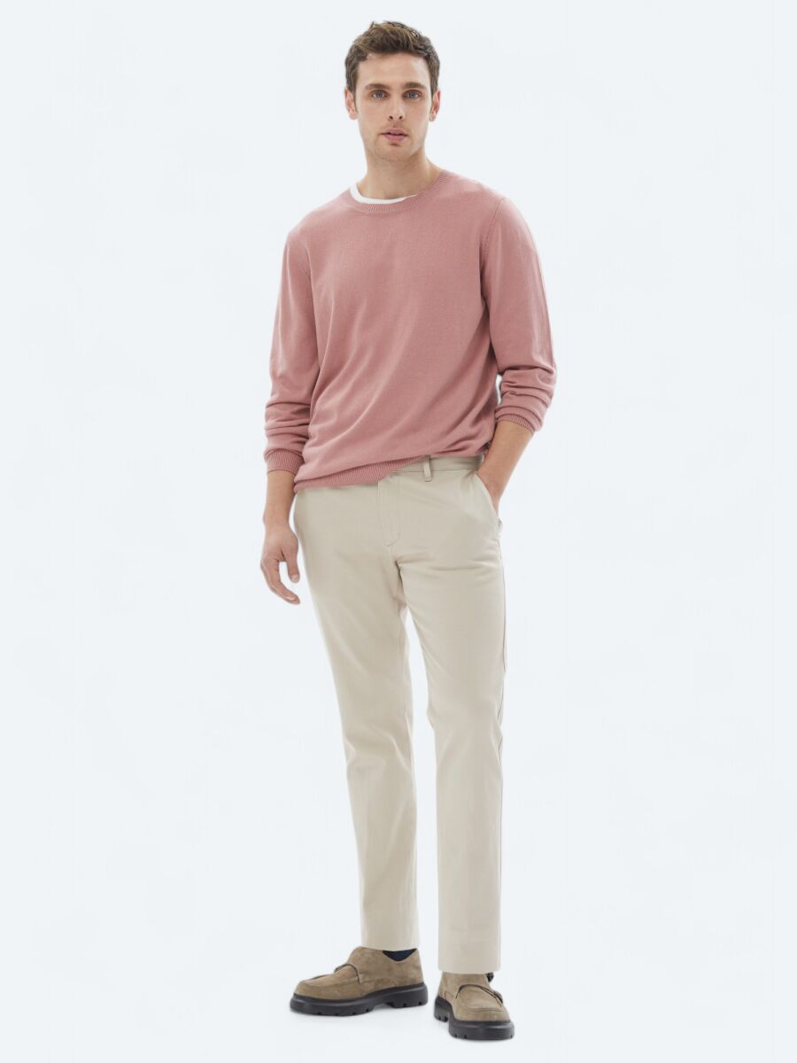 Pink Knitwear Sweatshirt - 2