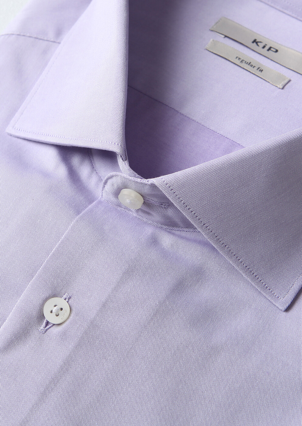 Purple Cotton Blended Short Sleeve Shirt - 2