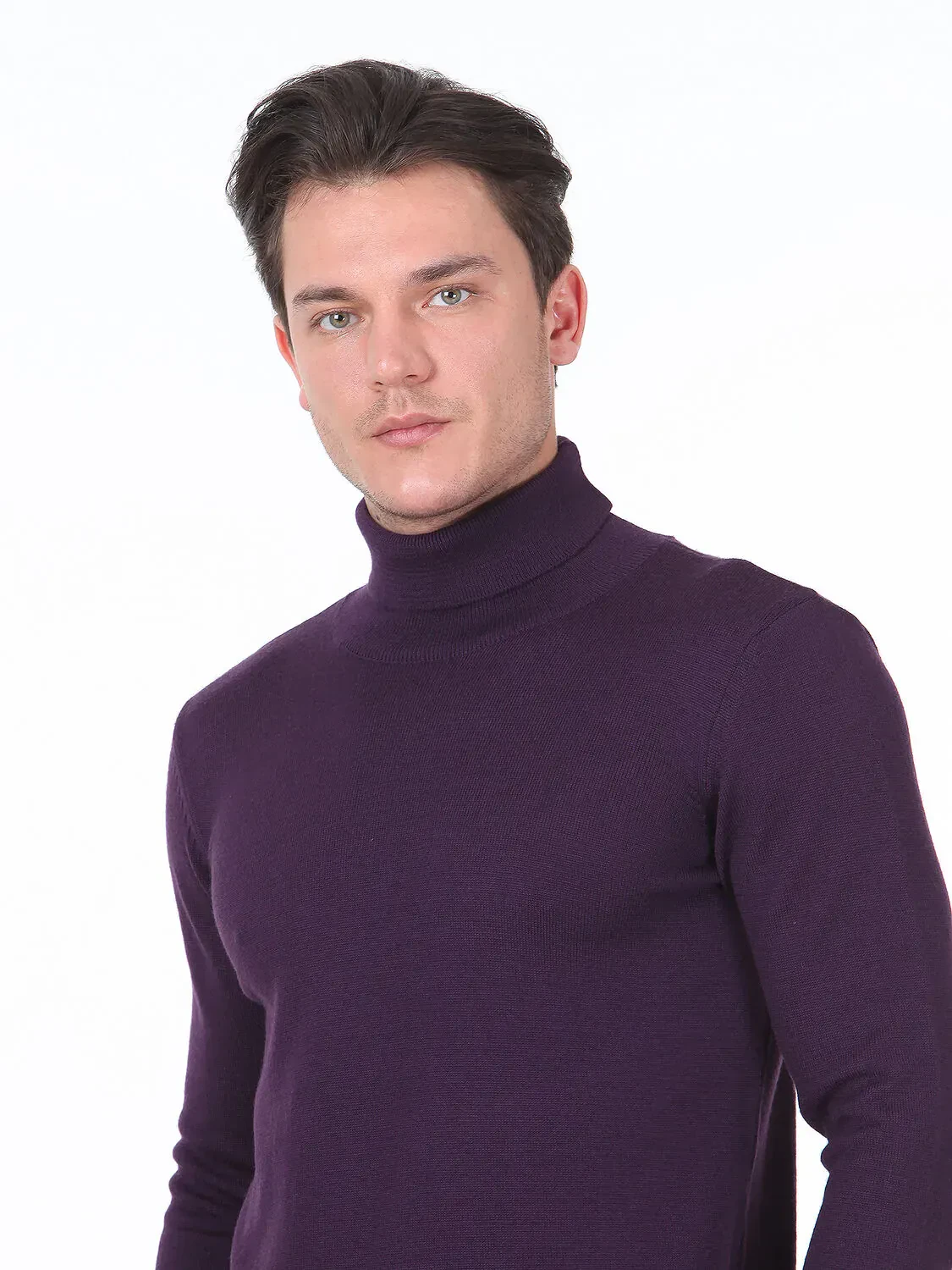 Purple Knitwear Sweatshirt - 2