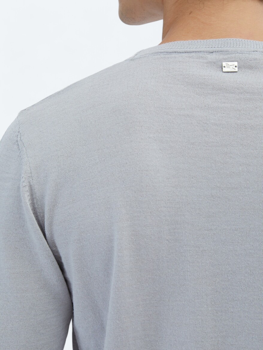 Purple Knitwear Sweatshirt - 5