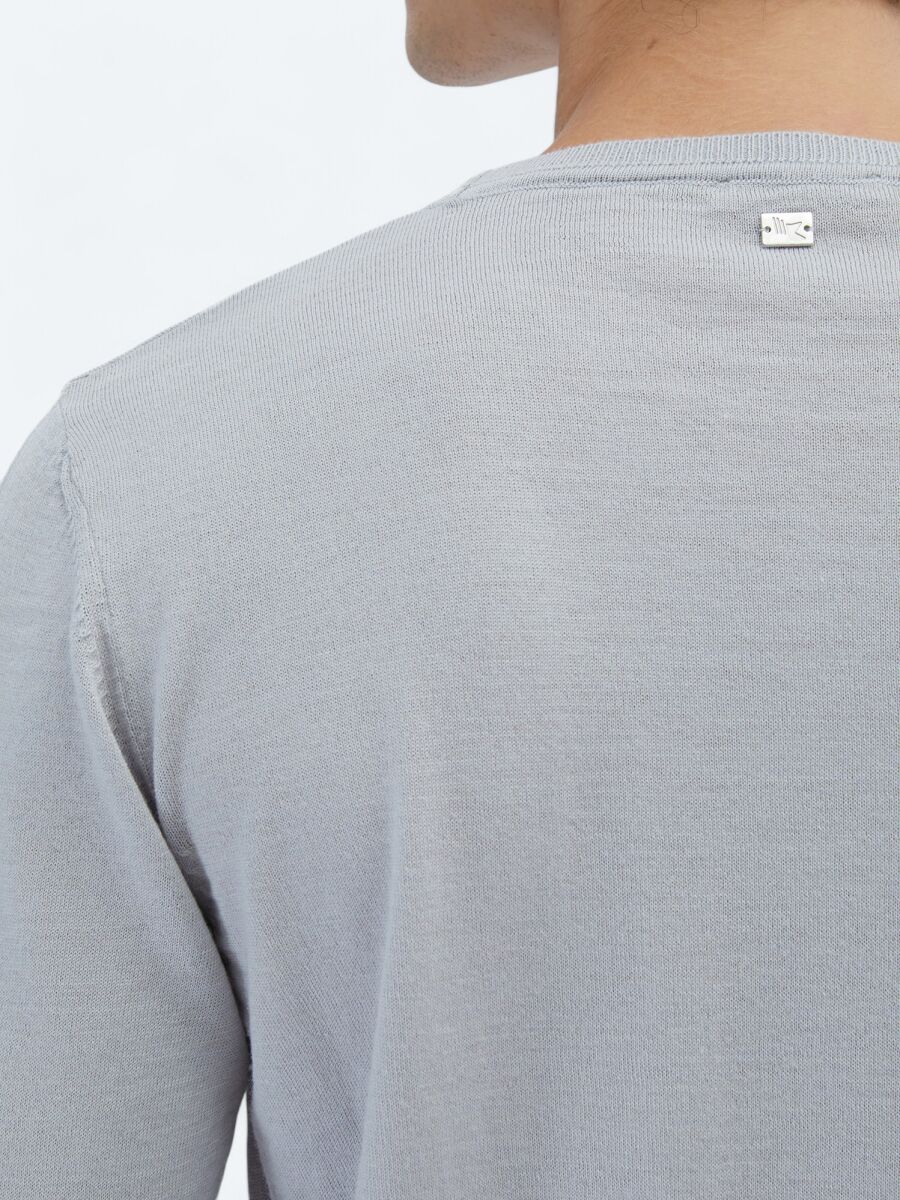 Purple Knitwear Sweatshirt - 5