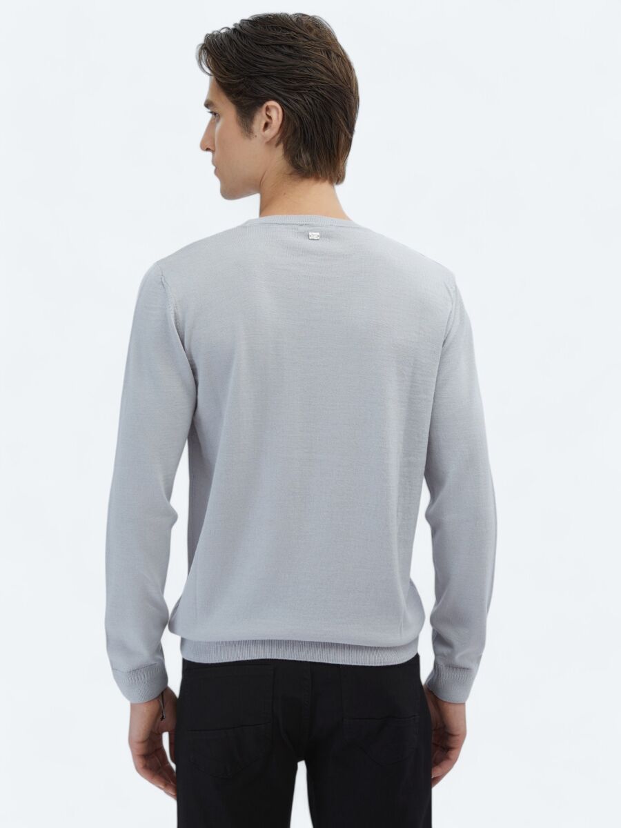 Purple Knitwear Sweatshirt - 6