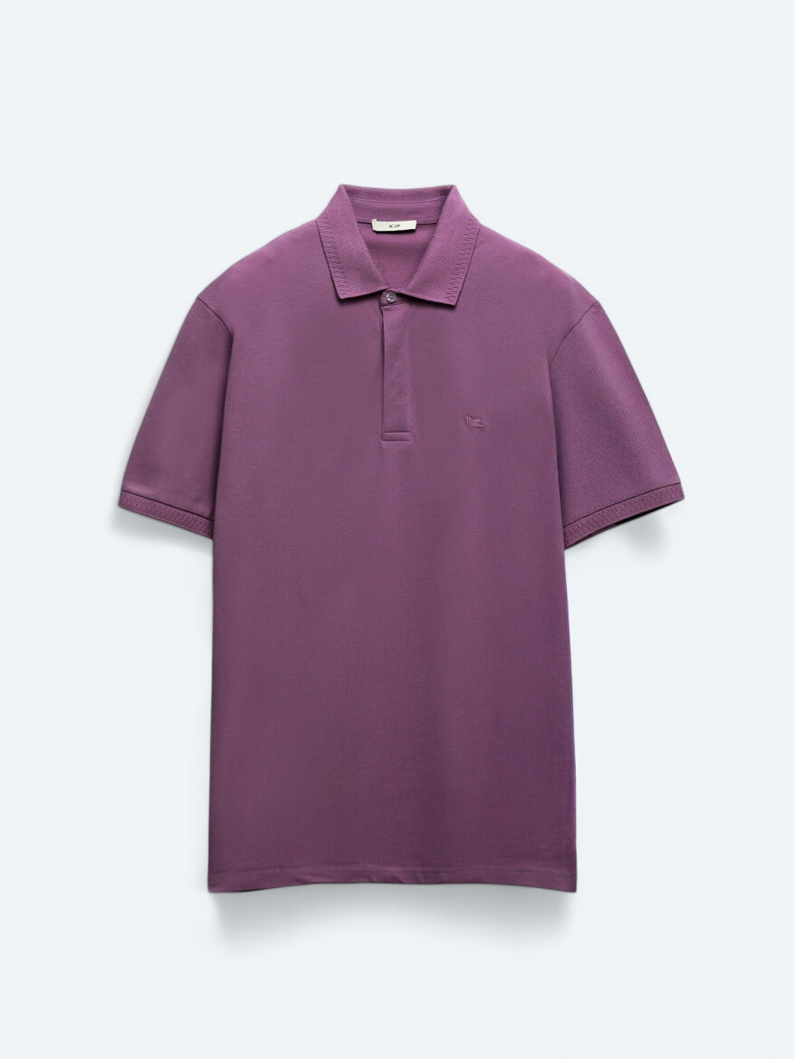 Purple Plain 100% Cotton T-Shirt - 6