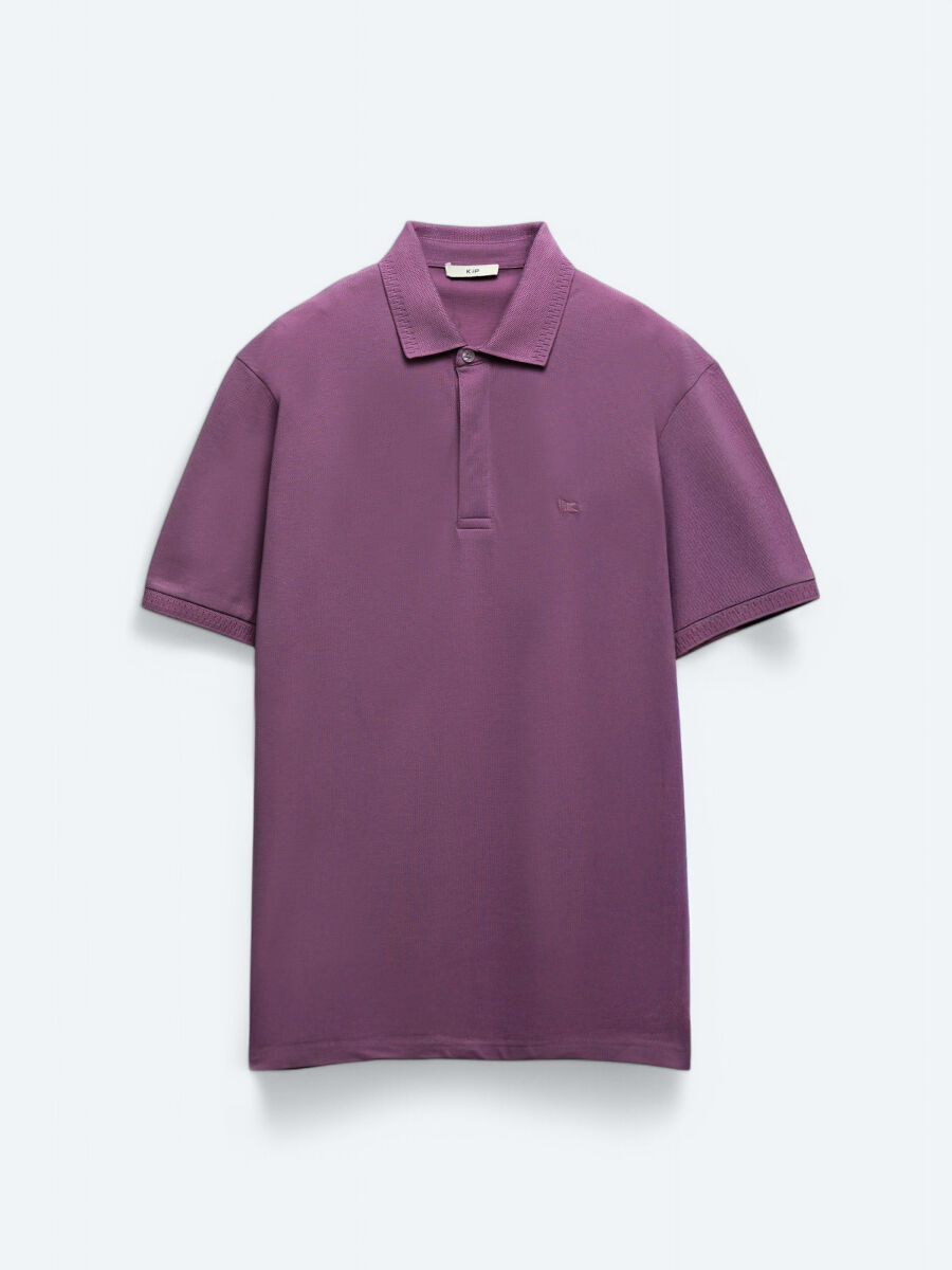 Purple Plain 100% Cotton T-Shirt - 6