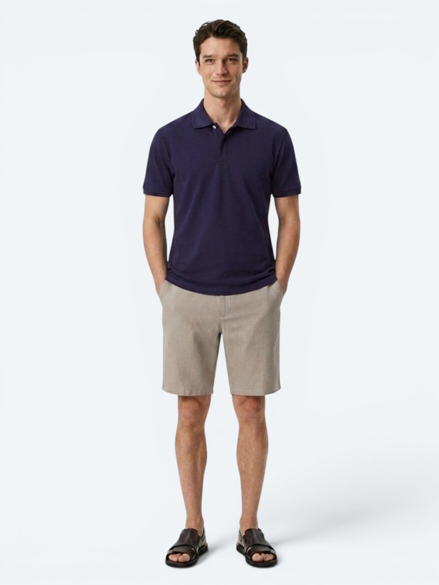 Purple Plain 100% Cotton T-Shirt - 5