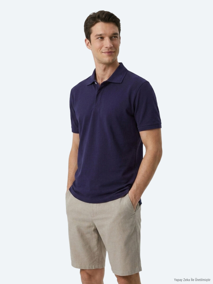 Purple Plain 100% Cotton T-Shirt - 2