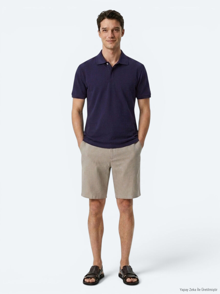 Purple Plain 100% Cotton T-Shirt - 5