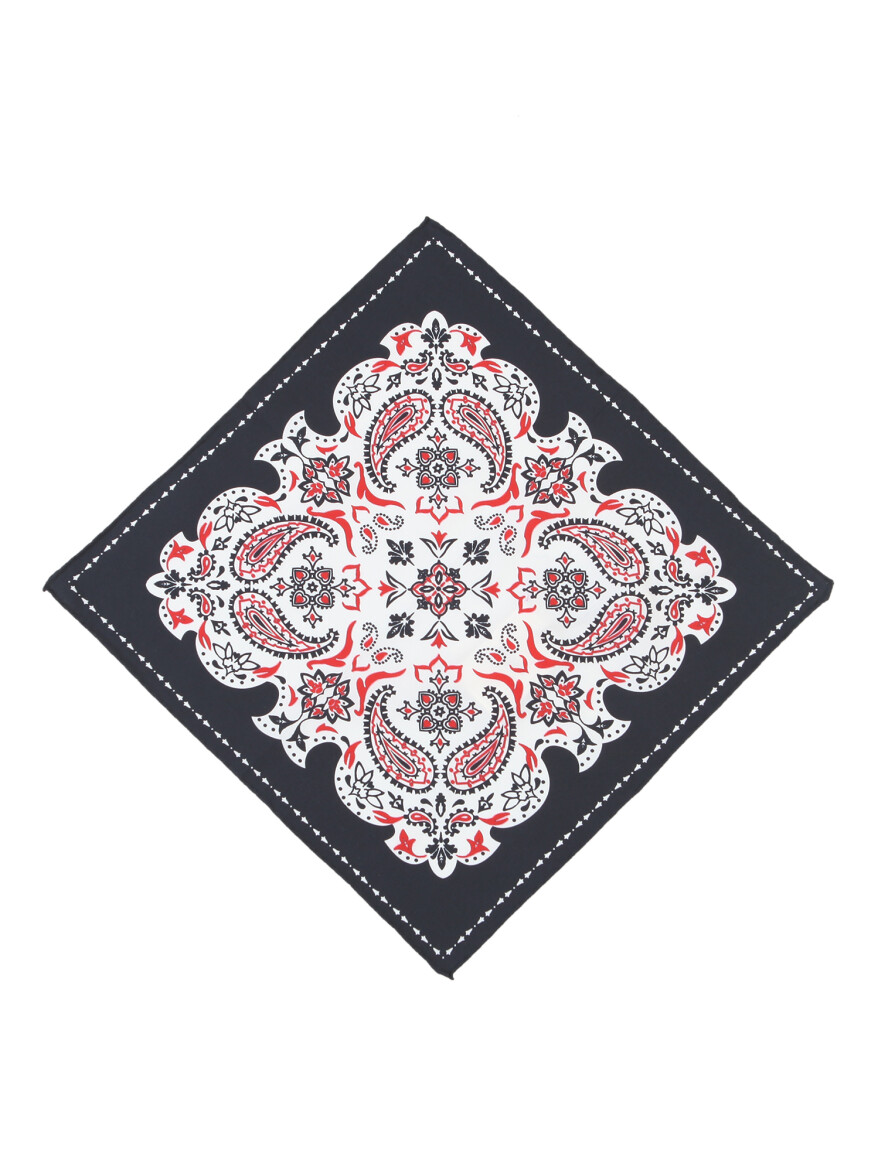 Red %100 Pamuk Handkerchief 