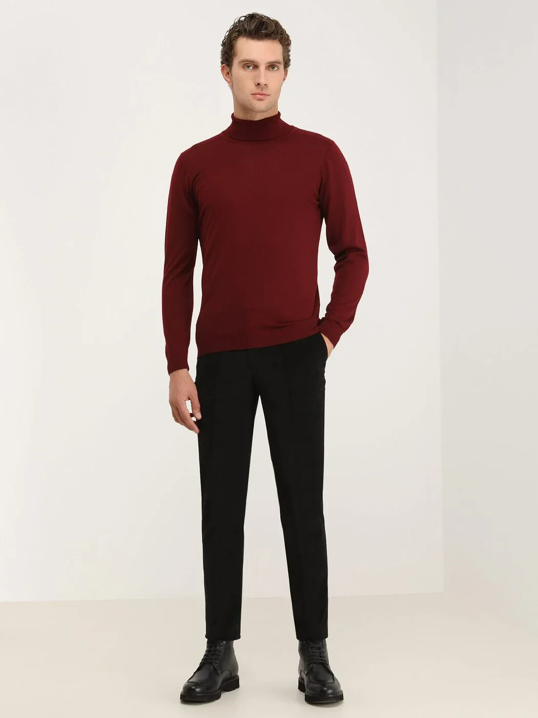 Red Knitwear Sweatshirt - 4