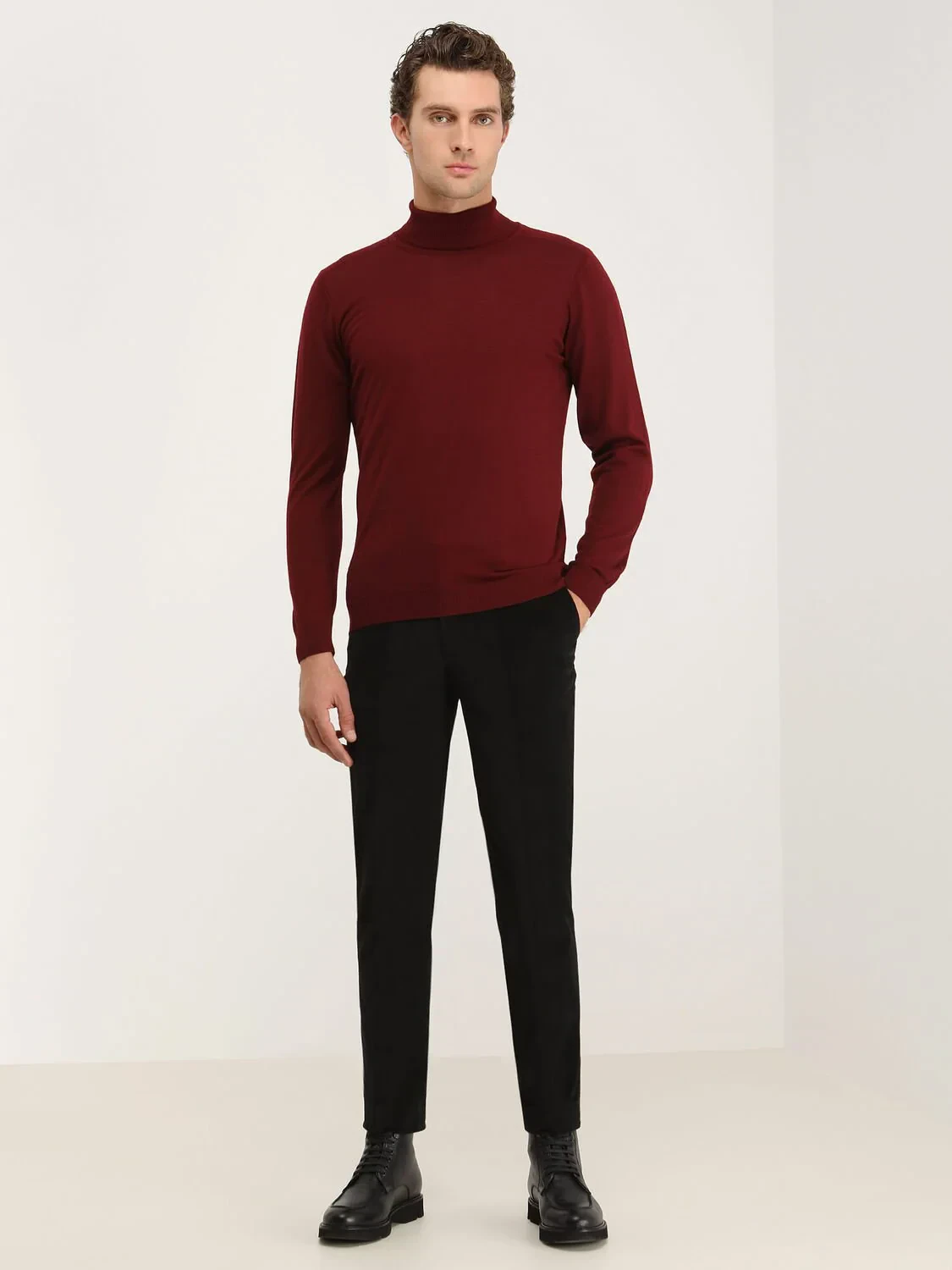 Red Knitwear Sweatshirt - 4