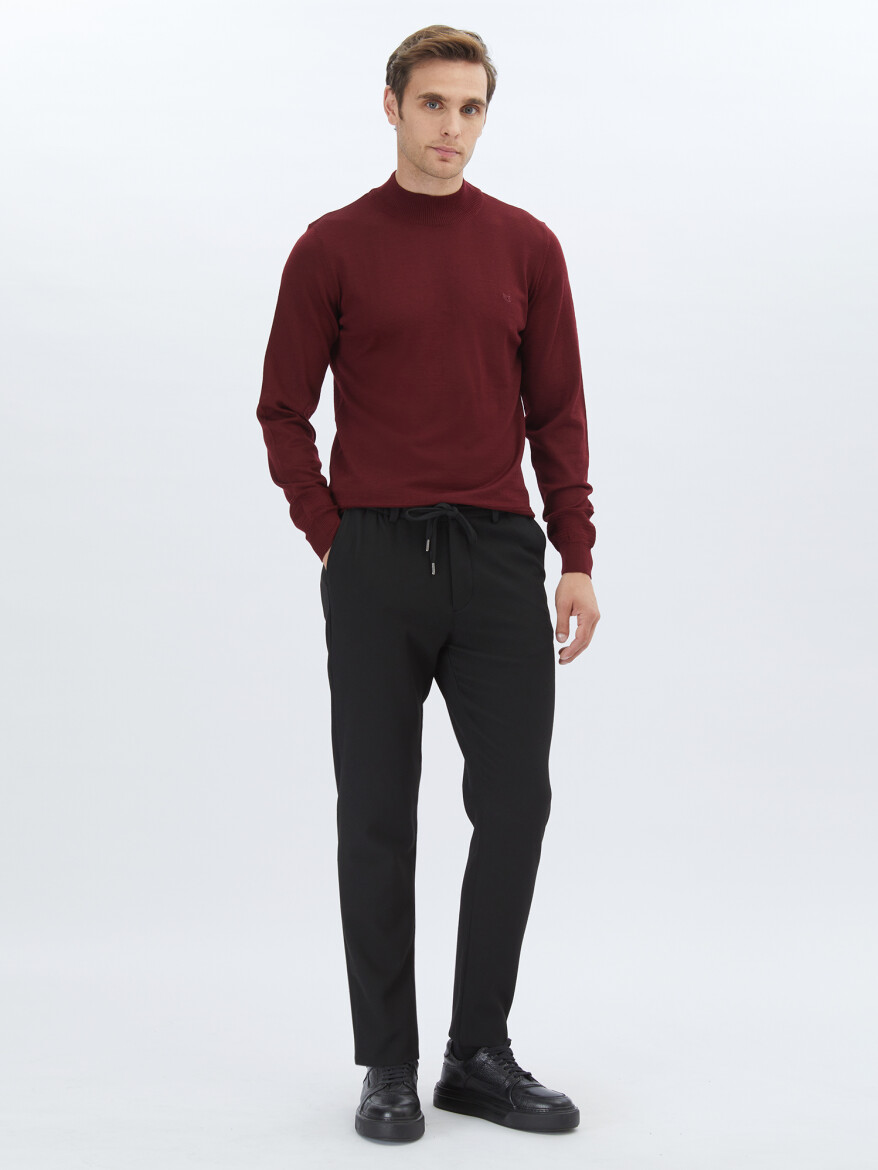 Red Knitwear Sweatshirt - 2