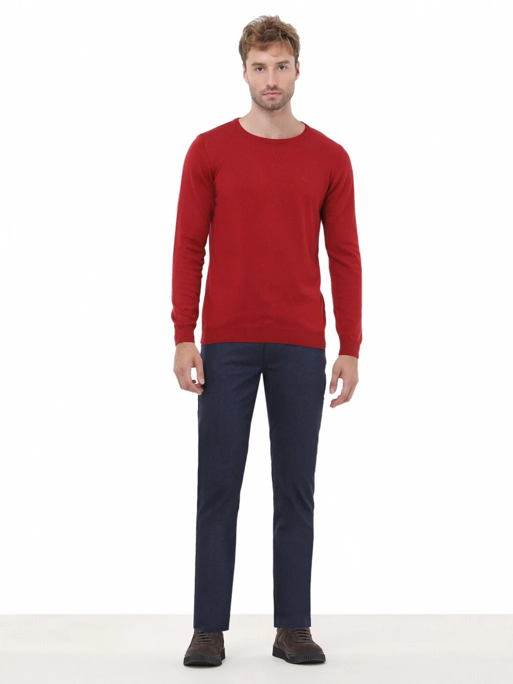 Red Knitwear Sweatshirt - 2