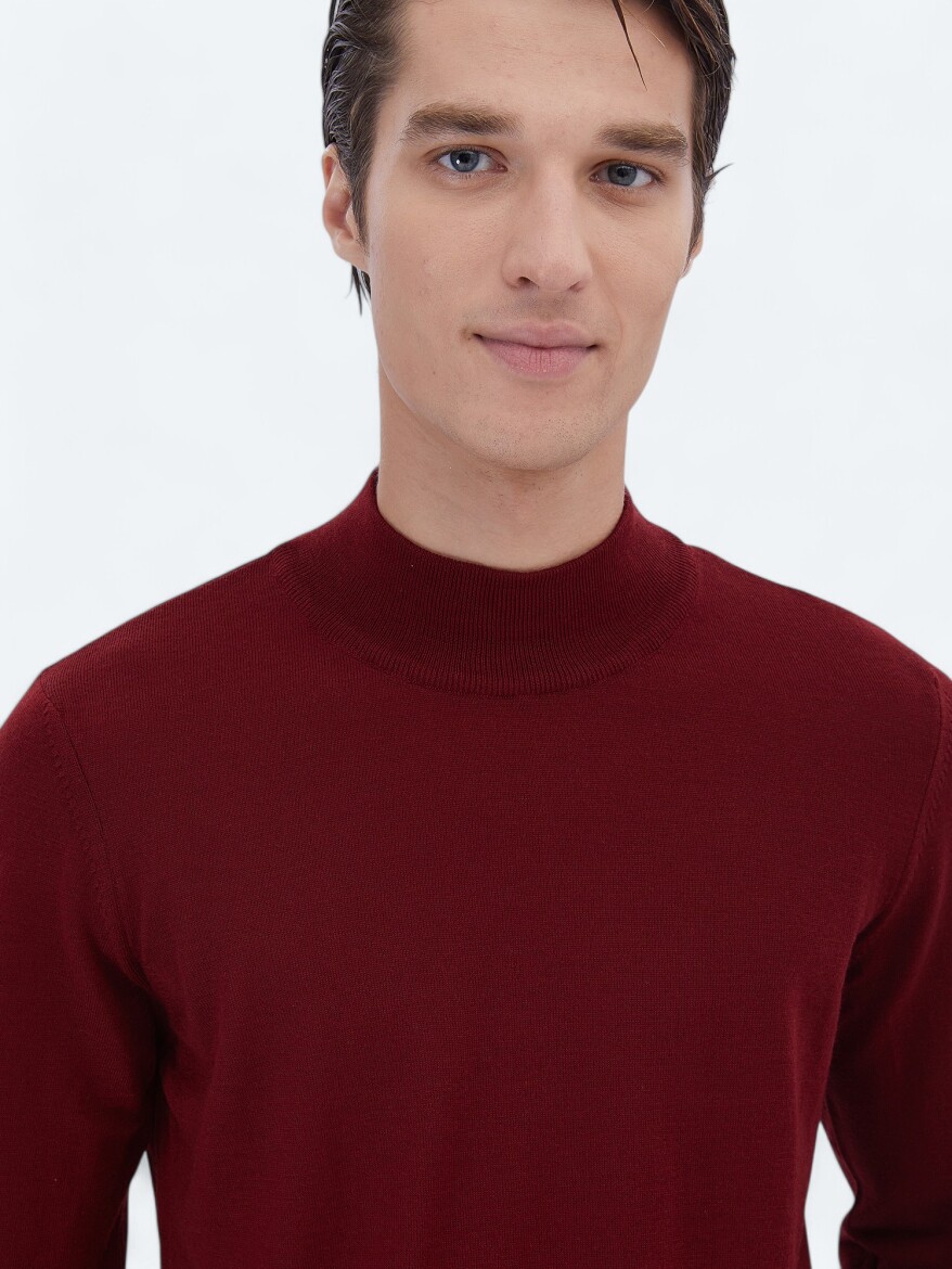 Red Knitwear Sweatshirt - 3