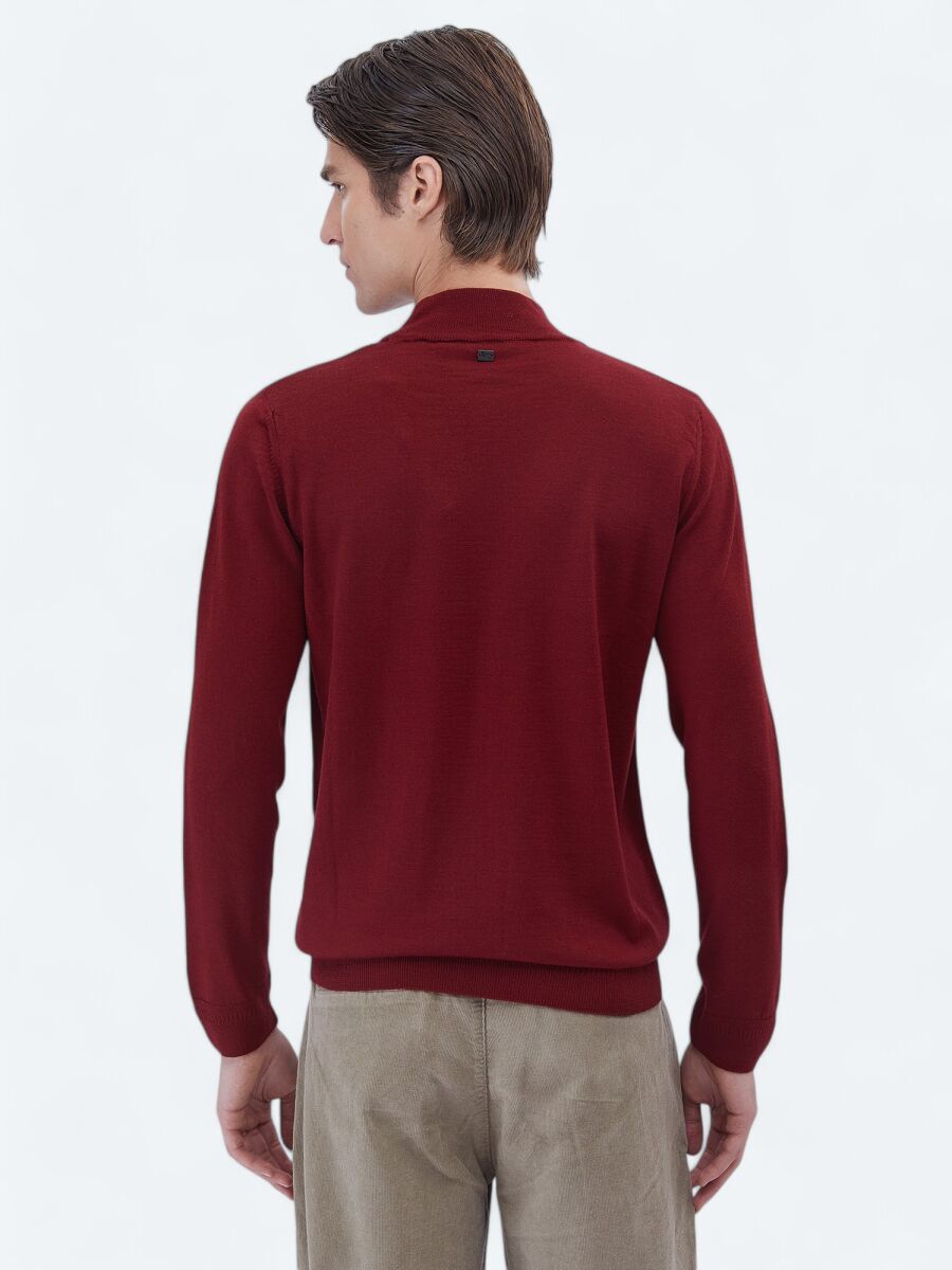 Red Knitwear Sweatshirt - 6