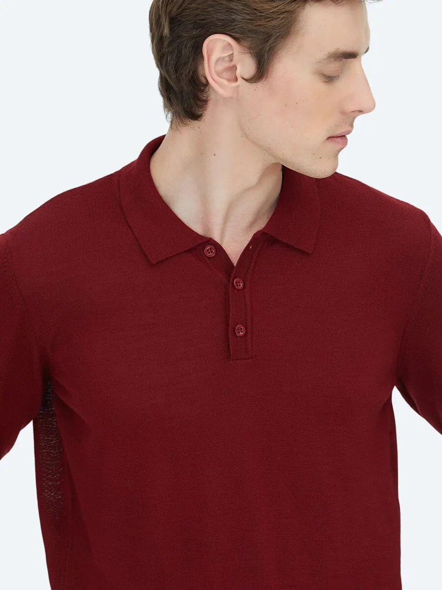 Red Knitwear Sweatshirt - 4