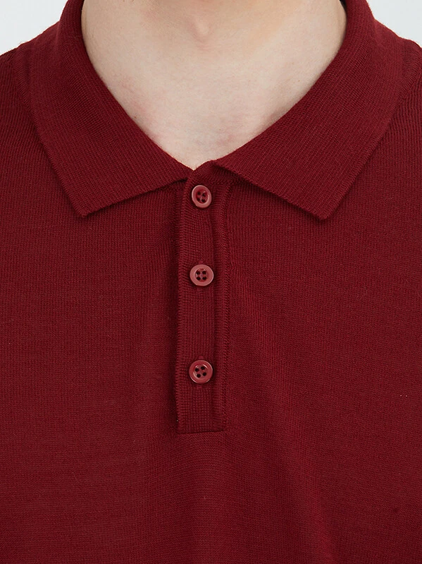 Red Knitwear Sweatshirt - 6