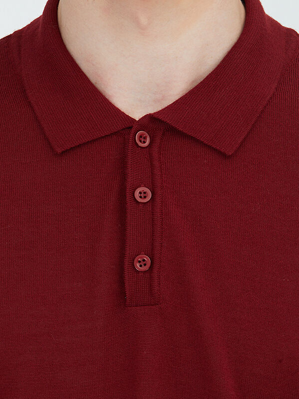 Red Knitwear Sweatshirt - 6