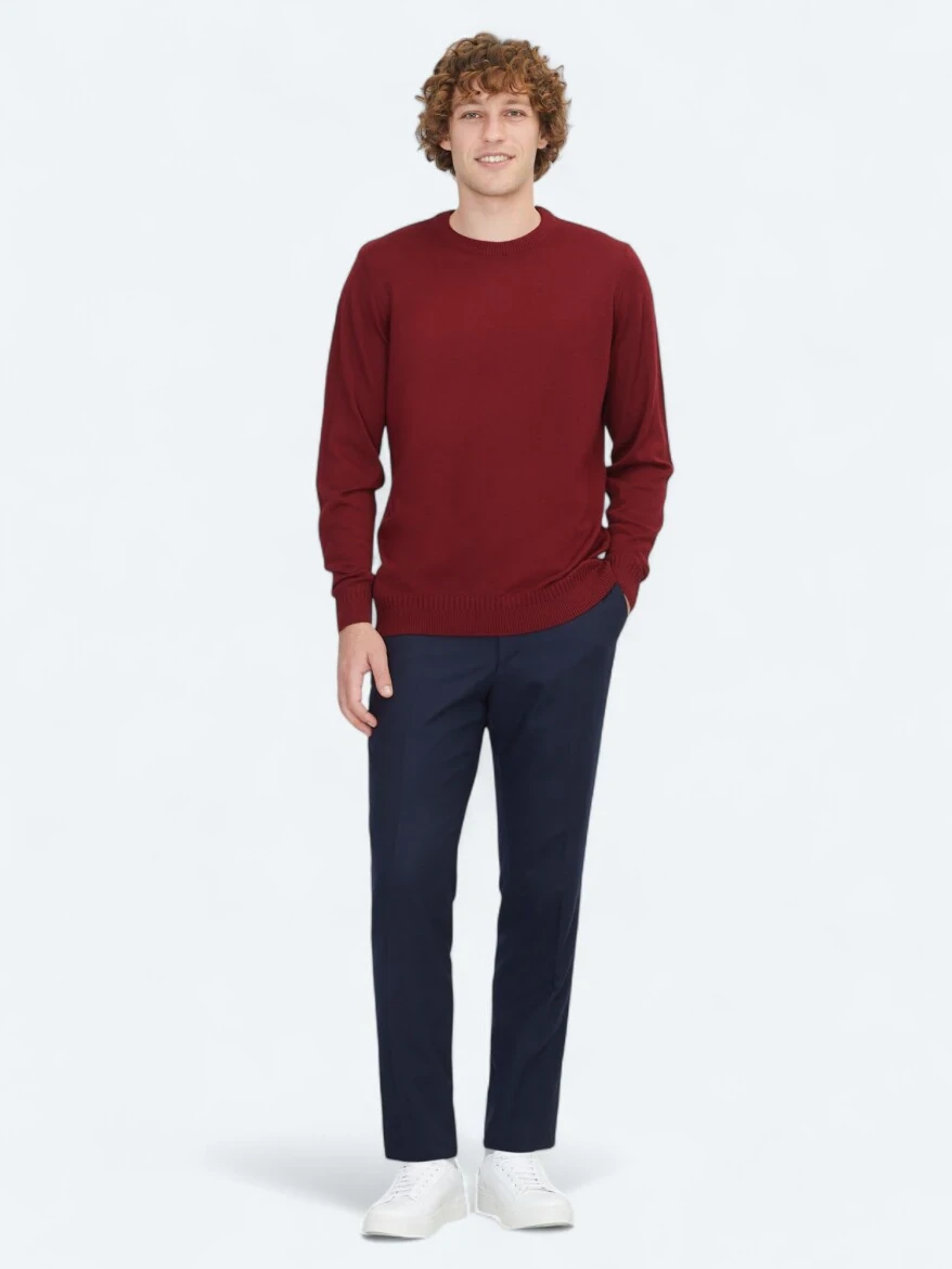 Red Knitwear Sweatshirt - KİP