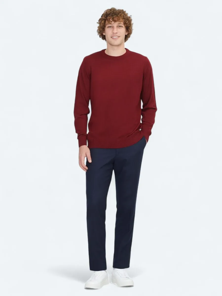 Red Knitwear Sweatshirt - 2