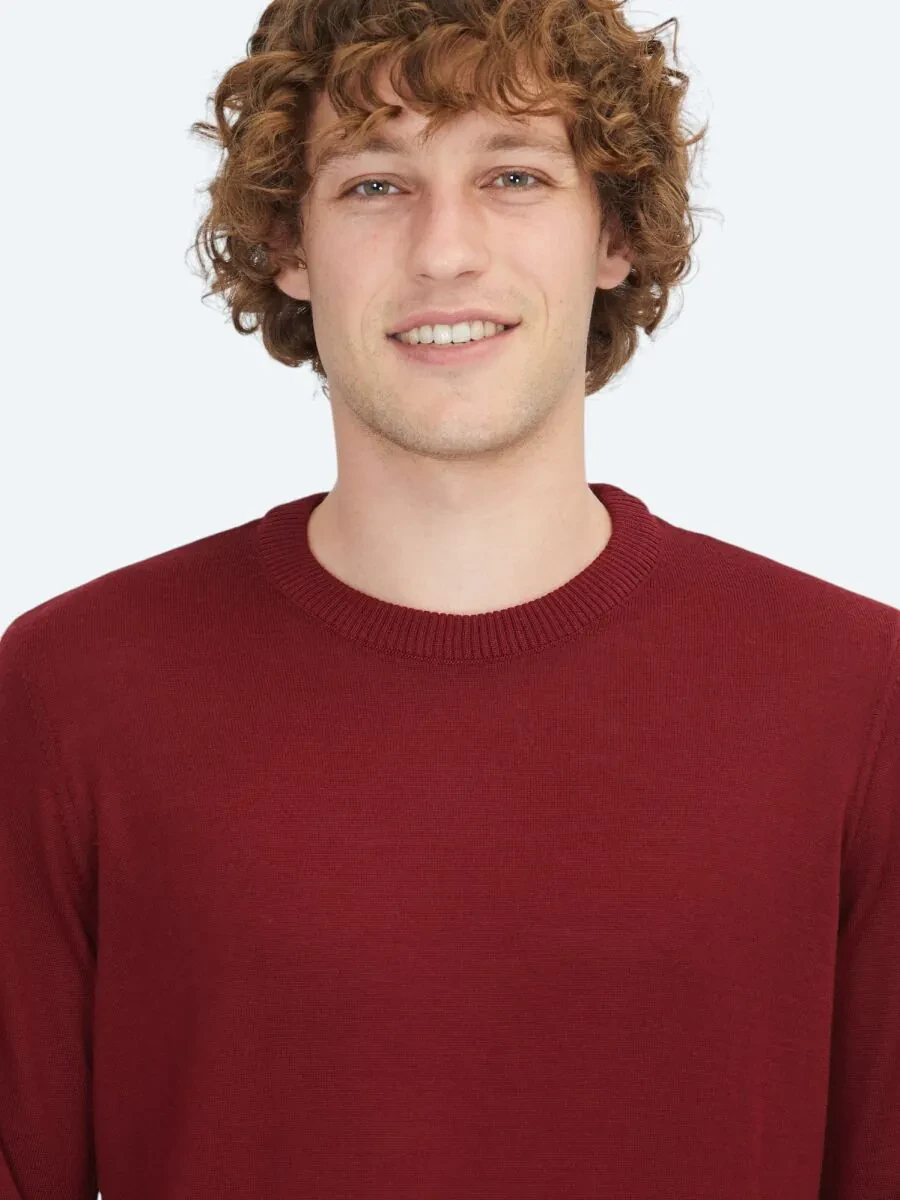 Red Knitwear Sweatshirt - 3