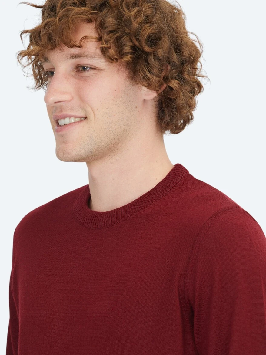 Red Knitwear Sweatshirt - KİP